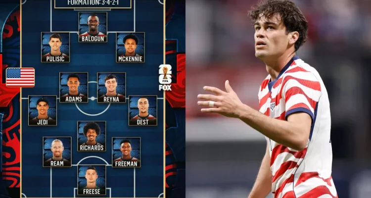 USA's World Cup Starting Lineup: Reyna or Three at the Back?