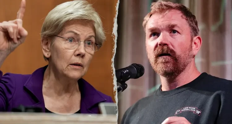 Warren Criticized for Praising Platner After Death Wish Post for Wounded Veteran Re-emerges