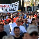 Albanian Protesters Demand Prime Minister's Resignation Over Corruption Allegations