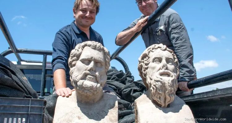 Archaeologists in Israel Find 1,700-Year-Old Roman-Era Statues Buried Face Down