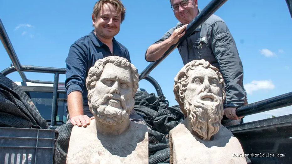 Archaeologists in Israel Find 1,700-Year-Old Roman-Era Statues Buried Face Down