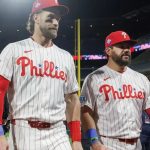 Bryce Harper cycles, Schwarber homers thrice in Phillies rout of Mets