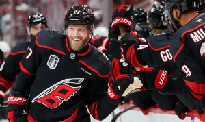 Carolina Hurricanes not wasting any time, score on first shot of Stanley Cup Final