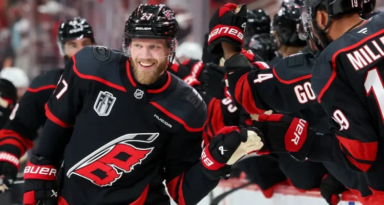 Carolina Hurricanes not wasting any time, score on first shot of Stanley Cup Final