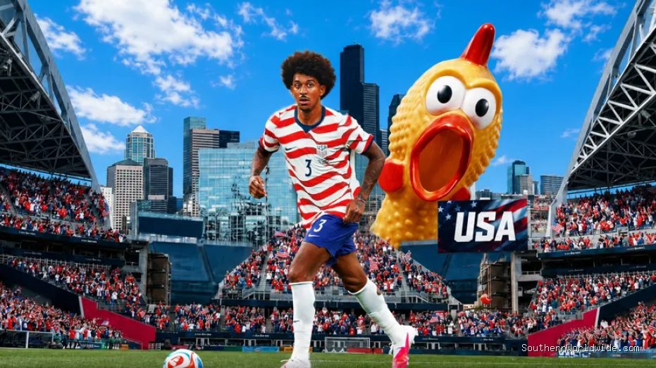 Chris Richards' Lucky Rubber Chicken Travels with USA to World Cup