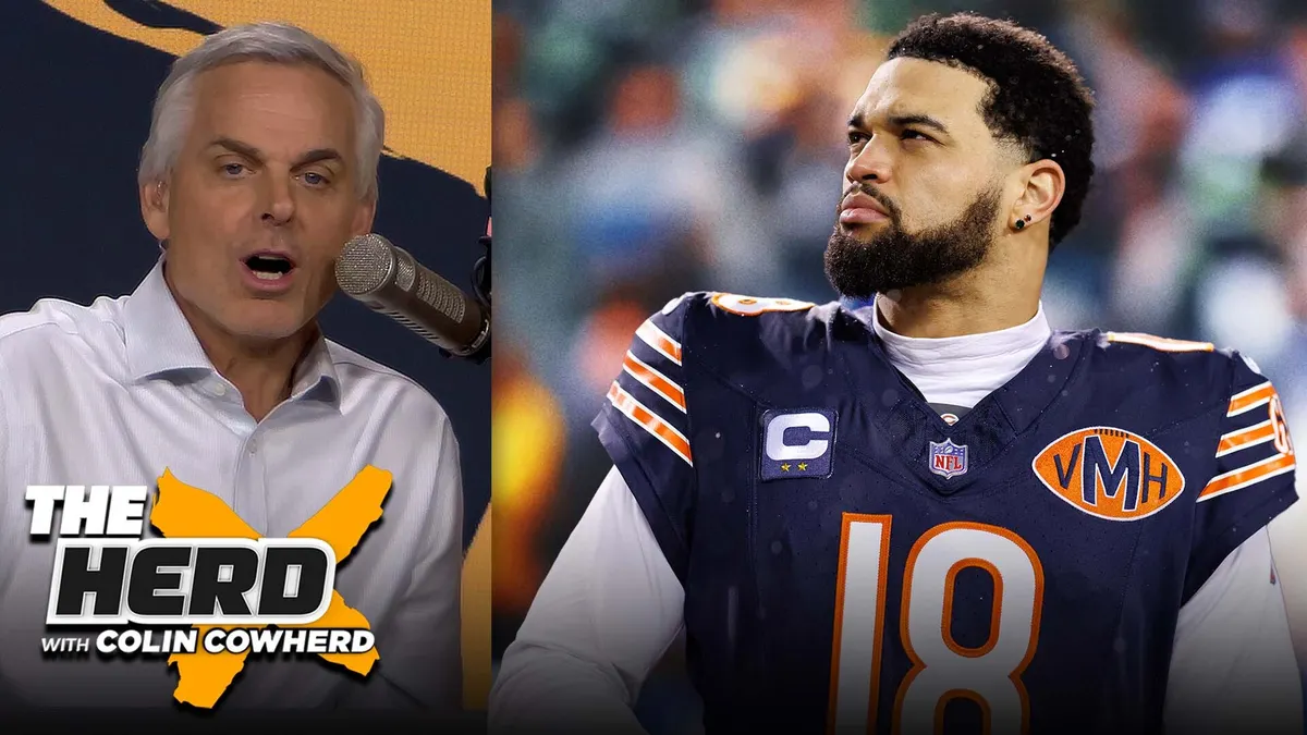 Cowherd on Caleb Williams' Madden Cover: 'He's Still Underrated