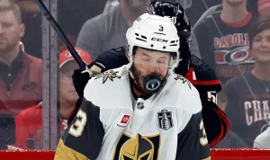 Defenseman Hospitalized After Being Hit in Face by 87 mph Shot