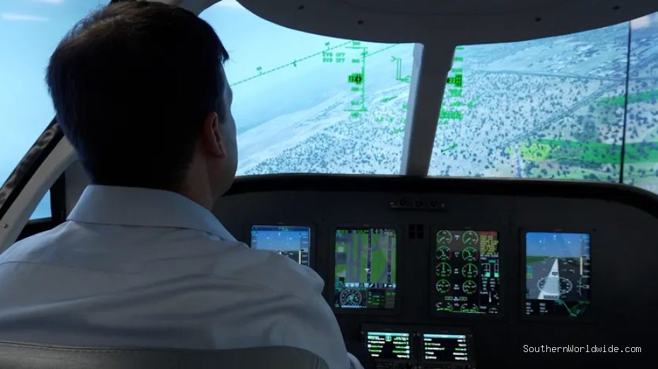 Helmet-mounted cockpit vision system for low visibility