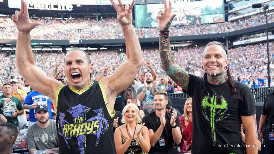 Jeff Hardy's Wild Ladder Dive Leads The Hardys to TNA Tag Title Victory