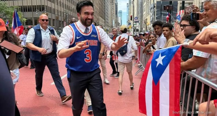 Mamdani Celebrates Puerto Rican Day Parade with Knicks Champion Jose Alvarado