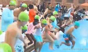 Mamdani's Pool Dive Marred by Political Fight with GOP Gubernatorial Hopeful