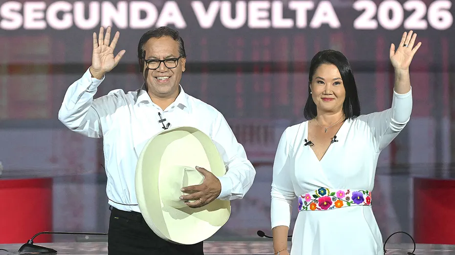 Pro-US conservative faces leftist in Peru's pivotal presidential runoff