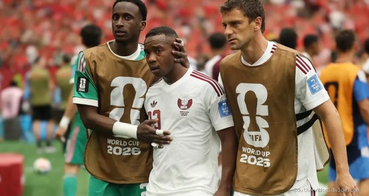 Qatar's Madibo receives five-match ban from FIFA for tackle that broke Canada star's leg