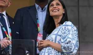 Second Lady Joins Celebrities for Team USA's Group Stage Finale