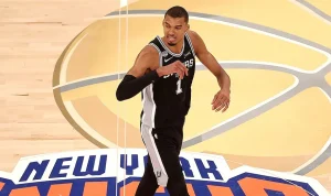 spurs-snap-knicks-13-game-playoff-win-streak-with-game-3-victory-behind-victor-w-49874 Spurs snap Knicks' 13-game playoff win streak with Game 3 victory behind Victor Wembanyama's 32 points