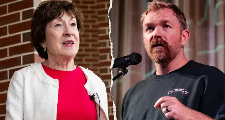 Susan Collins Declines Comment on Platner Sexting Scandal as Maine Votes