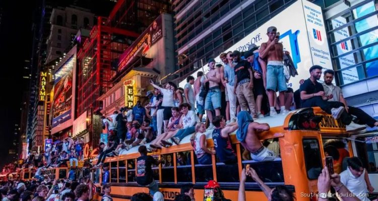 Teenager Injured in Times Square Amidst Chaotic Knicks Celebration