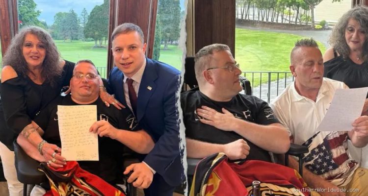 Trump-backed candidate vows to donate full $174,000 salary to family of wounded Iraq War veteran