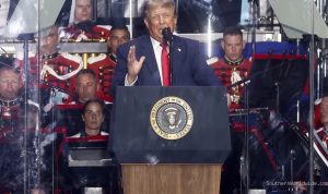 Trump's 'Great American State Fair' Kicks Off with Patriotic Speech and Flyovers