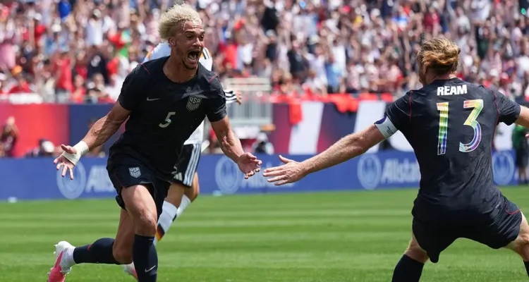 US star's stunning goal boosts team despite loss to Germany before World Cup