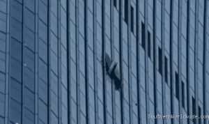 Video Captures Large Hole After Small Plane Hits Tall Skyscraper
