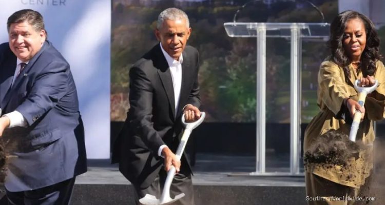 White House Uses Delayed Obama Center Opening to Label Trump "Builder-in-Chief