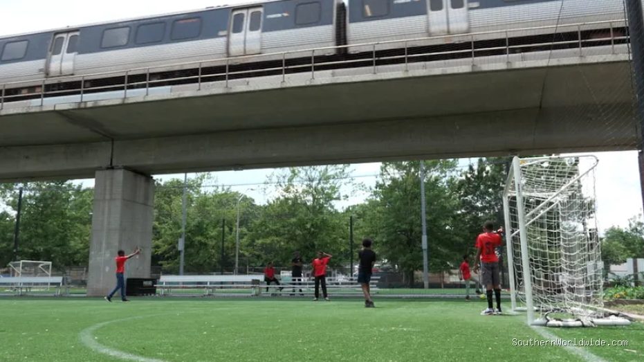 Young Atlanta Athletes Escort Players to World Cup Stage