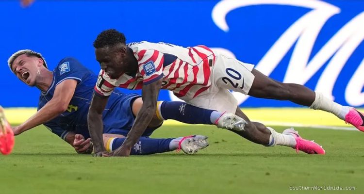 Folarin Balogun's Controversial Red Card in World Cup Round of 32 Match