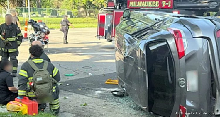 ICE Agents Halt Arrest to Rescue Woman from Rollover Crash