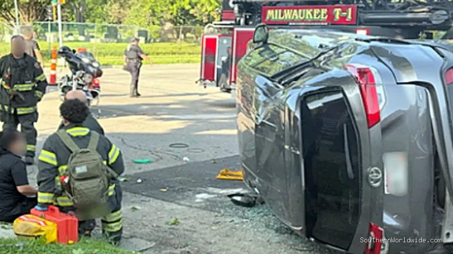 ICE Agents Halt Arrest to Rescue Woman from Rollover Crash
