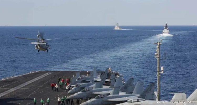 One crew member unaccounted for following U.S. Navy helicopter emergency landing in Arabian Sea