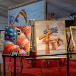 Pro-Trump Artist Shares Strong Message on American Flag with Massive Painting