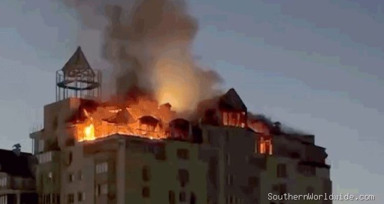 Russia's Massive Missile and Drone Barrage Hits Kyiv