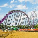 Six Flags Mystery Coaster Already Dominates Skyline, More Height Expected
