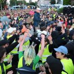Tens of Thousands Protest Anti-Conservative Laws, Clashing with Police