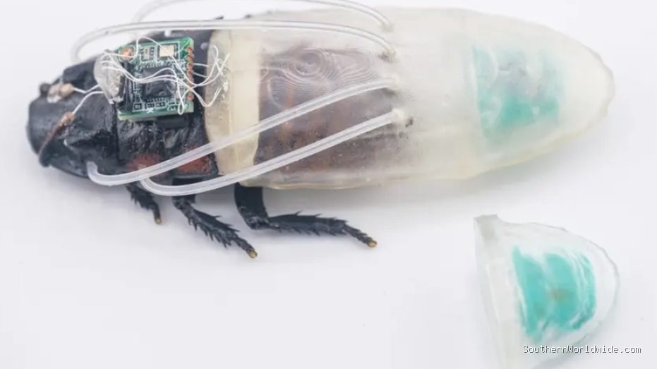 Tomorrow's Rescue Robot: A Cockroach in a Scuba Suit
