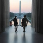 Trump on 'Crystal Clear' Reflecting Pool, Demands Arrest of Vandalism Suspect